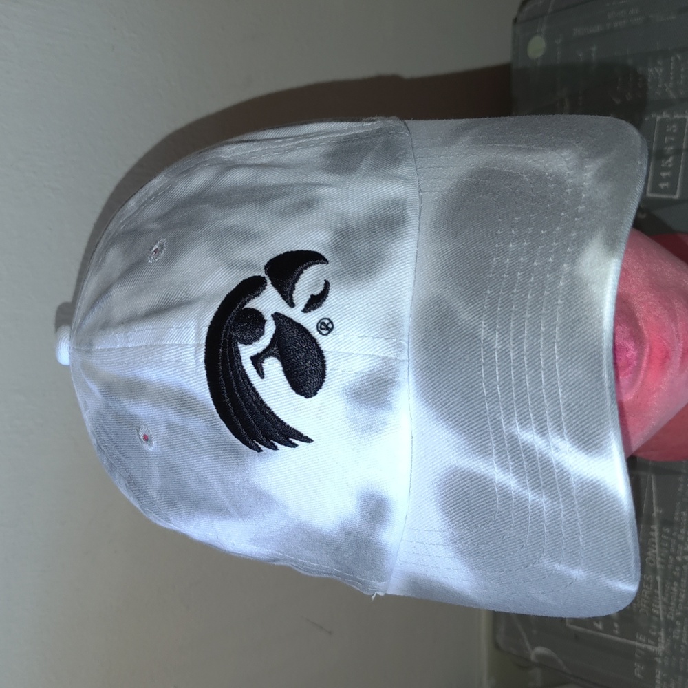 Authentic Brand Iowa Hawkeyes Embroidered Logo Ladies Tie Dye Strapback Hat Cap